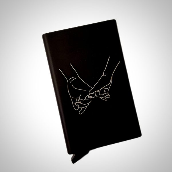 جاکارتی فلزی با طرح (دست در دست یار)