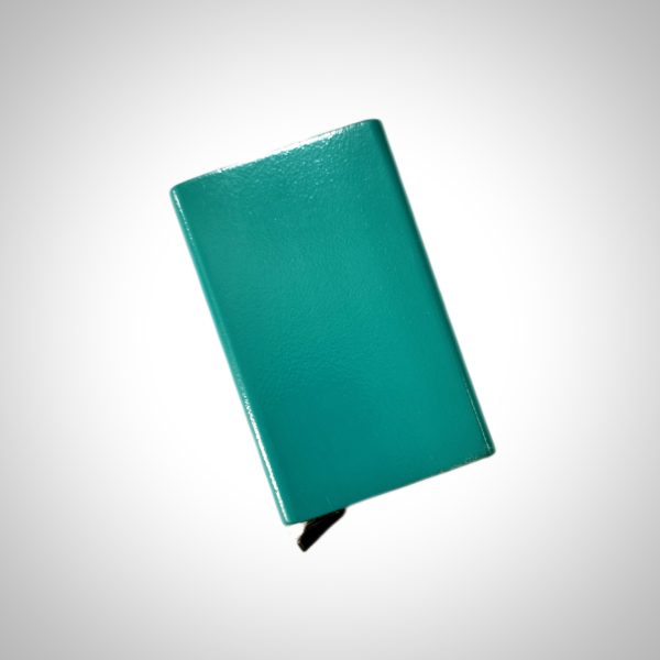 جاکارتی فلزی سبزآبی ساده