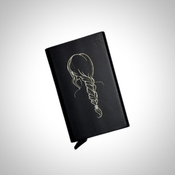 جاکارتی فلزی با طرح (دختر با موی تک بافت)